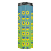 Frieden für die Ukraine - Symbol des Friedens und  Thermosbecher (Rückseite)