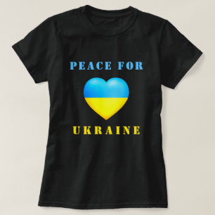 Frieden für die Ukraine - T - Shirt zur Unterstü