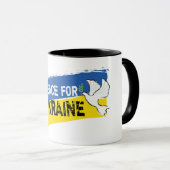Frieden für die Ukraine Tasse (VorderseiteRechts)