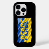 FRIEDEN für die Ukraine über ukrainische Flagge Case-Mate iPhone Hülle (Rückseite)