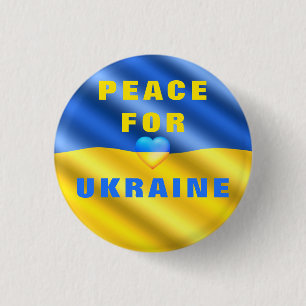 Frieden für die Ukraine - Unterstützung der Freihe Button