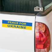 Frieden für die Ukraine Unterstützung der ukrainis Autoaufkleber (Auf Lkw)