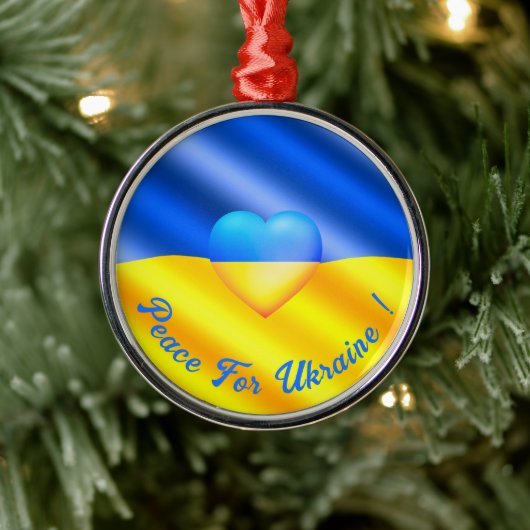 Frieden für die Ukraine Weihnachtsschmuck Ukraine (Baum)