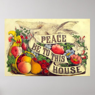 Frieden für dieses Haus - Drucken Poster