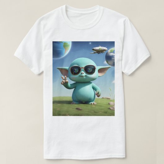 FRIEDEN FÜR ERDLINGe T-Shirt (Design vorne)