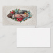 Frieden für immer - Viktorianische Calling Cards Visitenkarte (Vorne/Hinten)