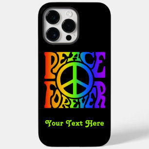 Frieden für immer Vintage Retro Regenbogen individ Case-Mate iPhone 14 Pro Max Hülle