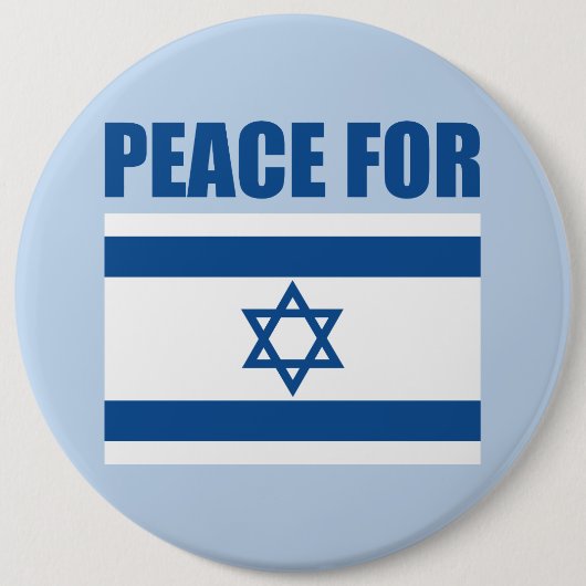 Frieden für Israel Button (Vorderseite)