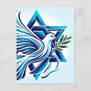 Frieden für Israel Postkarte
