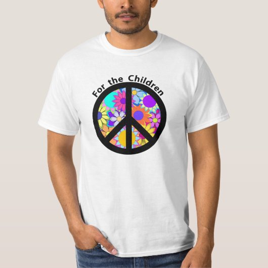 Frieden für Kinder T-Shirt (Vorderseite)