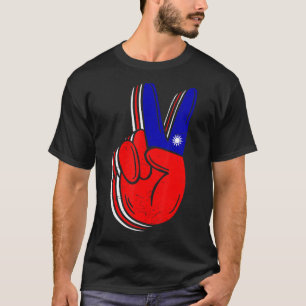 Frieden für Taiwan Vintag Taiwan Taiwanischer Sieg T-Shirt