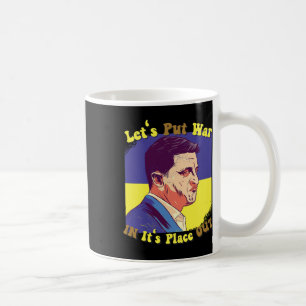 Frieden für Ukrainer Lasst uns den Krieg an seinen Kaffeetasse