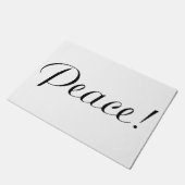 FRIEDEN FUßMATTE (Schrägansicht)