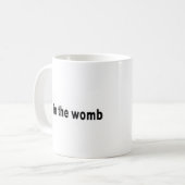 Frieden: Geb5rmutter Kaffeetasse (Vorderseite Links)