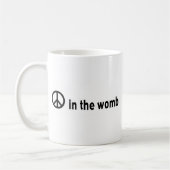 Frieden: Geb5rmutter Kaffeetasse (Links)