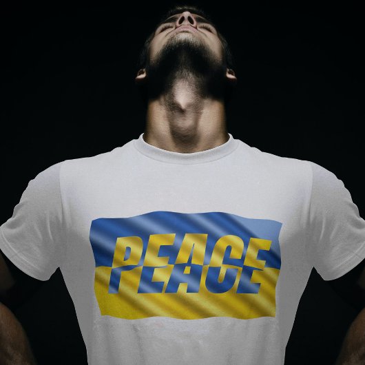 Frieden gegen den Krieg Die Ukraine Inspirierte bl T-Shirt