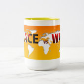 Frieden gegen Krieg - Tasse (Mittel)