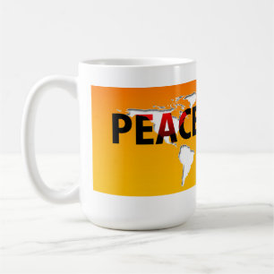 Frieden gegen Tasse des Krieges