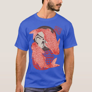 Frieden Geistestherapeut Ying Yang Gift Koi Fish T-Shirt
