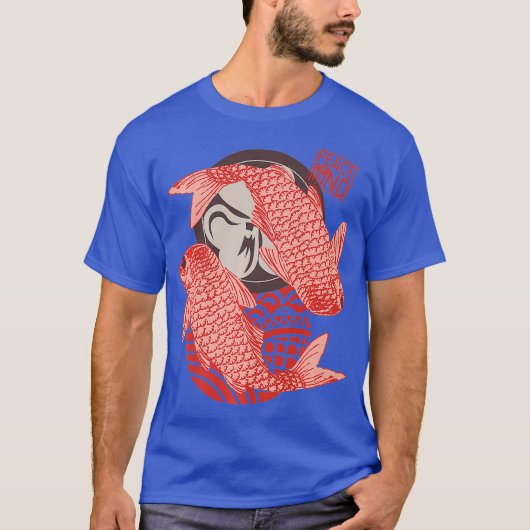 Frieden Geistestherapeut Ying Yang Gift Koi Fish T-Shirt (Vorderseite)