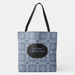 Frieden gelassen Füllen Sie Ihre Herz-Tasche Tasche