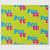 Frieden Geschenkpapier (Flach)