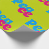 Frieden Geschenkpapier (Ecke)