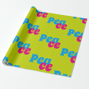 Frieden Geschenkpapier