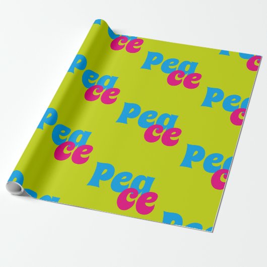Frieden Geschenkpapier (Ungerollt)