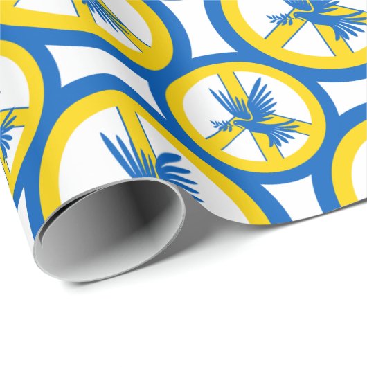 Frieden Geschenkpapier (Rolleneckpunkt)