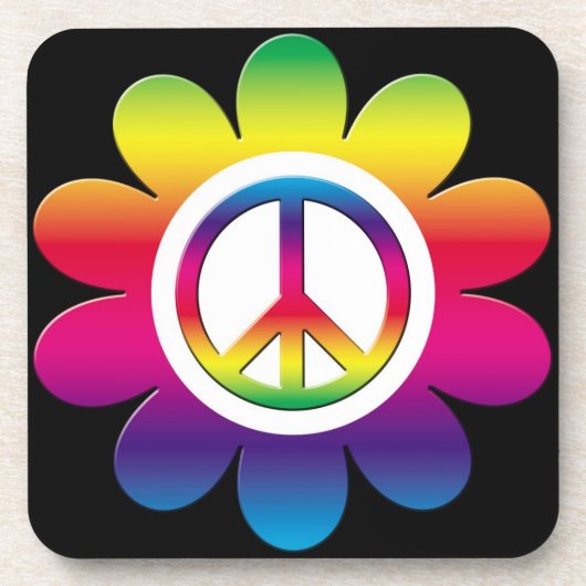 Frieden Getränkeuntersetzer (Vorderseite)