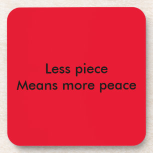 Frieden Getränkeuntersetzer