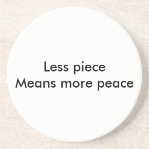 Frieden Getränkeuntersetzer