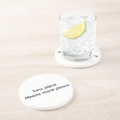 Frieden Getränkeuntersetzer (Seite)