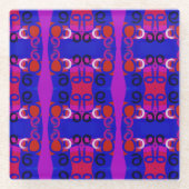 Frieden Glasuntersetzer (Vorderseite)