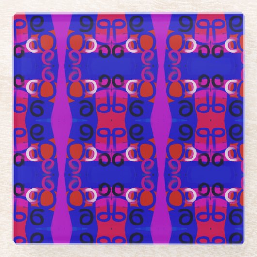 Frieden Glasuntersetzer (Vorderseite)