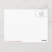 Frieden, Glück und Harmonie Postkarte (Rückseite)