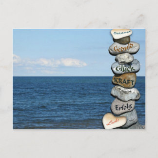 Frieden, Glück und Harmonie Postkarte