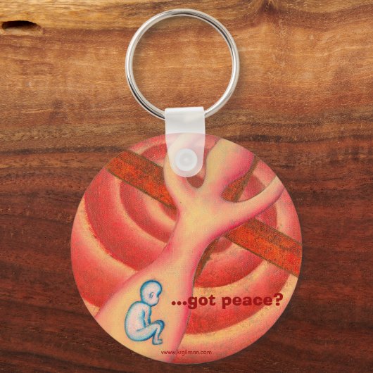 ...Frieden got? Schlüsselanhänger (Vorderseite)
