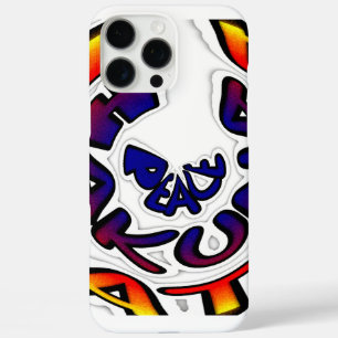 Frieden Hakuna Matata"   Farbige Kreisgraffiti iPhone 16 Pro Max Hülle