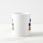 Frieden Hakuna Matata Farbverlauf Kunst Kaffeetasse (Mittel)