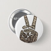 "Frieden heraus" entwerfen Button (Vorne & Hinten)