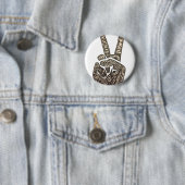 "Frieden heraus" entwerfen Button (Beispiel)