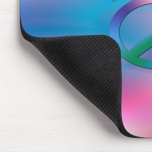 Frieden heraus! mousepad (Ecke)