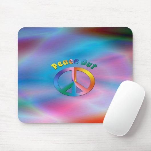 Frieden heraus! mousepad (Mit Mouse)
