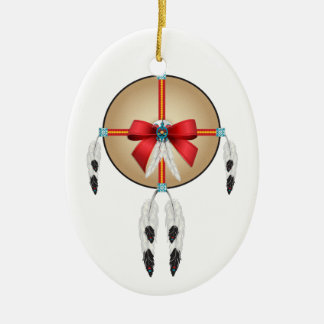 Frieden hier auf Erde, Ojibwe Keramikornament