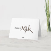 Frieden, Hoffnung, Liebe-Weihnachtskarte Feiertagskarte (Rückseite)