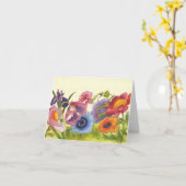 Frieden, Hoffnung und Liebe Karte (Gelbe Blume)