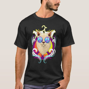 Frieden ich Friedenskatze ich Anti-Krieg Stoppt de T-Shirt