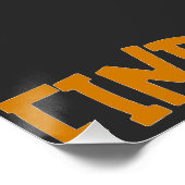 Frieden im Bewusstsein finden Poster (Ecke)